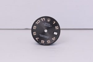 Rolex Ladies Black Concentric Arabic Dial for model 179174 FCD30426