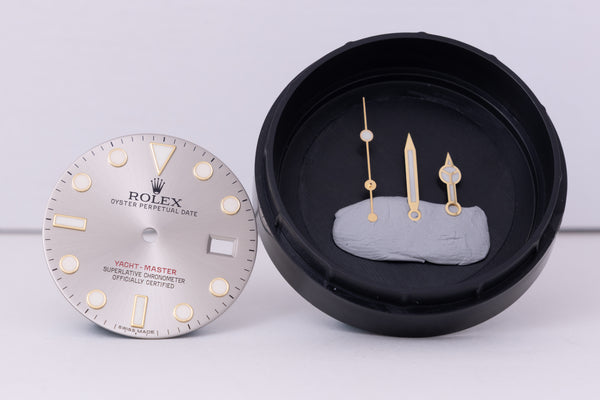 Load image into Gallery viewer, Rolex Yachtmaster Slate Dial w/ hands for Model 16623 - 16628 - 116628 FCD30428
