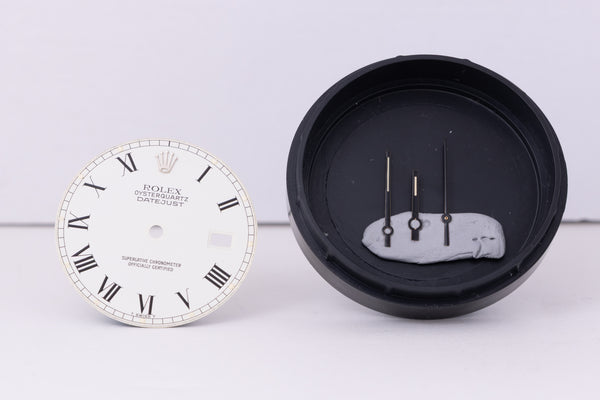 Load image into Gallery viewer, Rolex Oyster Quartz White Buckley Dial for model 17000 - 17014 FCD30440
