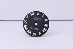 Rolex Midsize Black Bold Roman Dial for 178274 FCD30453