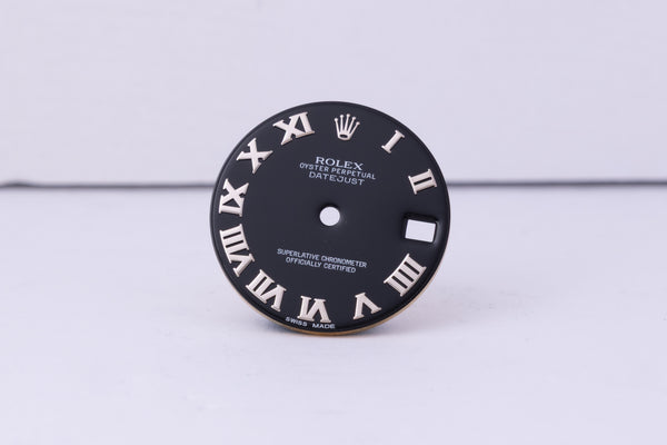Load image into Gallery viewer, Rolex Midsize Black Bold Roman Dial for 178274 FCD30453
