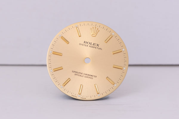 Load image into Gallery viewer, Rolex Oyster Perpetual Champagne Stick dial for 14233 FCD30466
