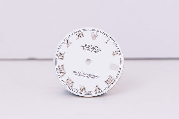 Load image into Gallery viewer, Rolex White Roman Midsize Dial for model 68274 FCD30467
