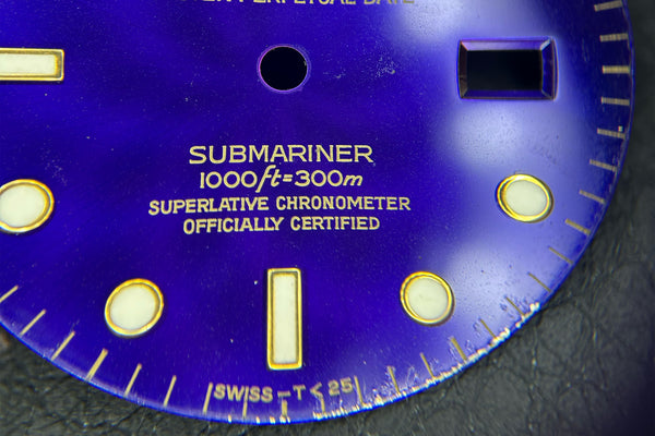 Load image into Gallery viewer, Rolex Submariner Purple Dial for 16613 - 16803 FCD30468
