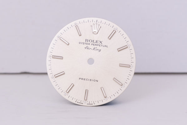 Load image into Gallery viewer, Rolex Silver Stick Airking dial for model 14000 - 14000M FCD30478
