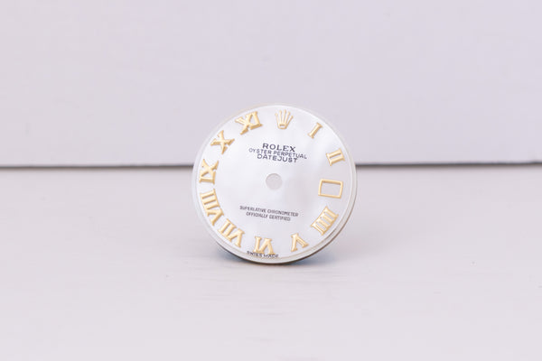 Load image into Gallery viewer, Rolex Ladies White MOP Roman Dial for model 79173 - 79178 - 179173 - 179178 FCD30493
