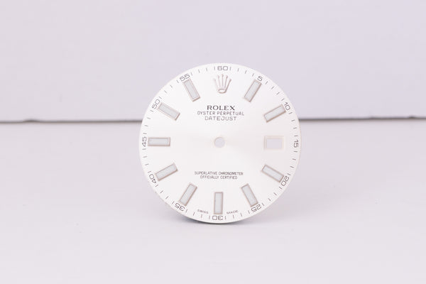 Load image into Gallery viewer, Rolex Datejust II Silver Stick Dial for 116300 -116334 FCD30494
