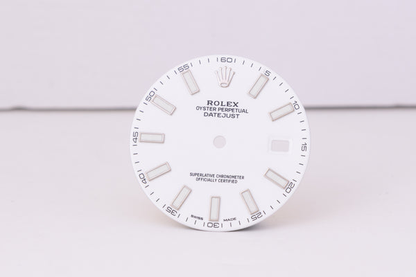 Load image into Gallery viewer, Rolex Datejust II White Stick Dial for 116300 -116334 FCD30495
