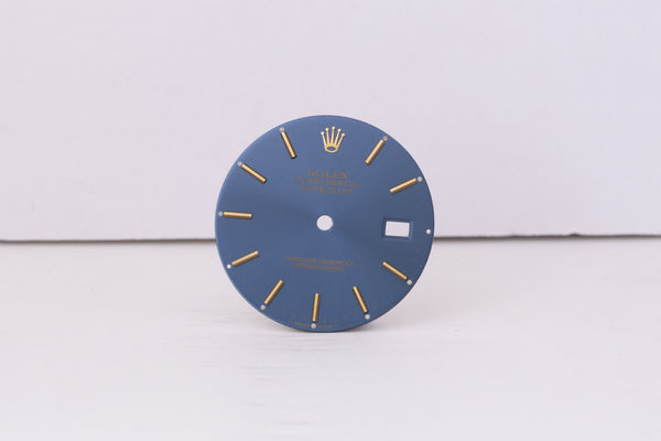 Load image into Gallery viewer, Rolex Mens Datejust Blue Stick Dial for 16013 - 16233 FCD30498
