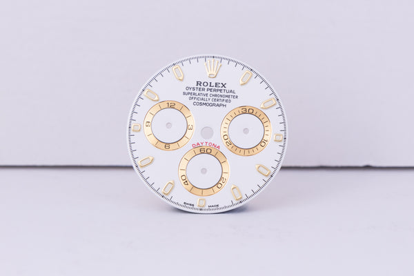 Load image into Gallery viewer, Rolex Daytona White Stick "Chromalight" Dial for model 116523 - 116528 FCD30502
