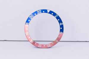 Rolex GMT Master II Faded Serif Pepsi Insert for model 16710 FCD30505