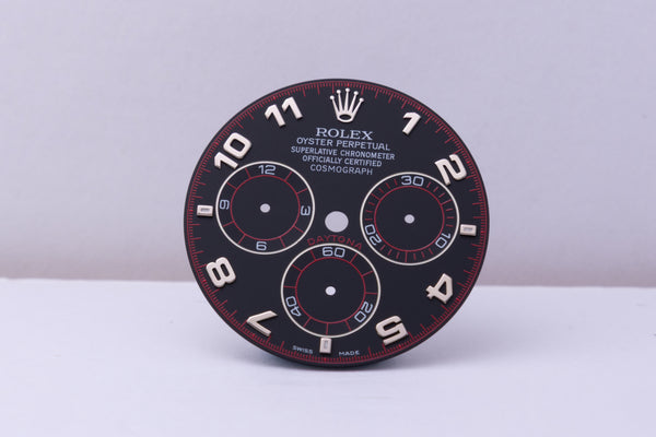 Load image into Gallery viewer, Rolex Daytona Matte Black Racing Green Lume Dial for 116509 FCD30519
