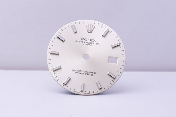 Load image into Gallery viewer, Rolex Black Index Dial for model 115200 FCD30538
