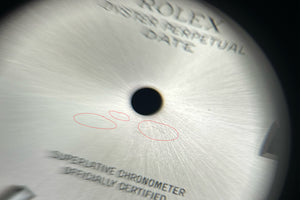 Rolex Black Index Dial for model 115200 FCD30538