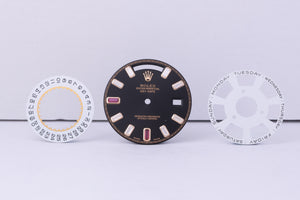 Rolex Day-Date II 41mm Black Ruby Diamond dial for model 218235 FCD30547