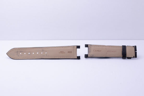 Load image into Gallery viewer, Cartier 20 x 18mm Black Strap FCD30549
