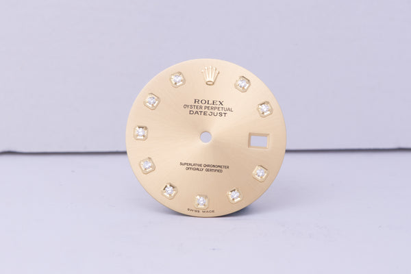 Load image into Gallery viewer, Rolex Champagne Diamond Dial for 116233 - 116238 FCD30572
