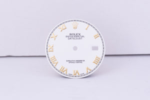 Rolex Mens White Bold Roman Dial for 16233 - 116233 FCD30594