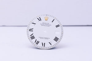 Rolex Datejust White Buckley Dial for model 1601 - 1603 FCD30604