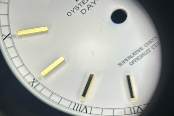 Load image into Gallery viewer, Rolex Day-Date White Stick Dial for model 18038 - 18238 FCD30608
