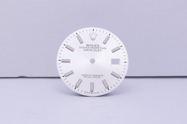 Load image into Gallery viewer, Rolex Silver Index marker Dial for model 126234 - 126200 FCD30615
