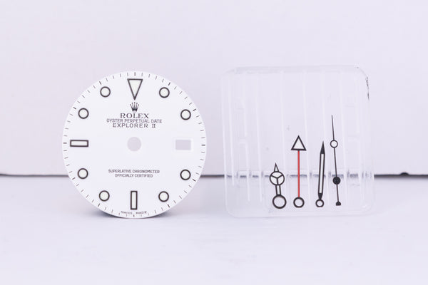 Load image into Gallery viewer, Rolex Explorer II White Swiss Made Dial for 16570 - 16550 FCD30641
