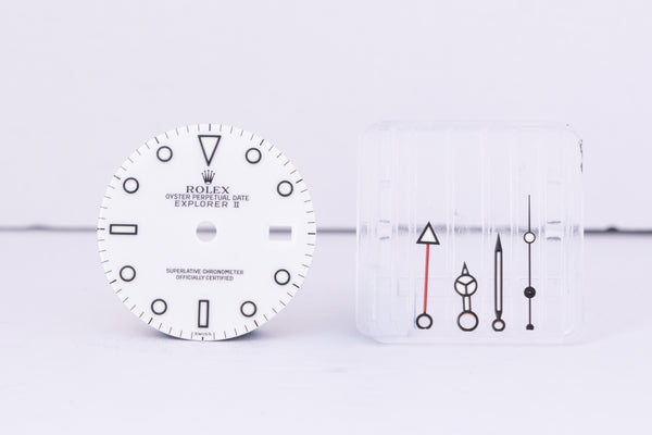 Load image into Gallery viewer, Rolex Explorer II White Swiss Only Dial for 16570 - 16550 FCD30643
