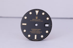 Rolex Submariner DAMAGED Black Swiss Made Dial for model 16613 - 16618 FCD30655