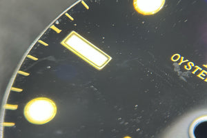 Rolex Submariner DAMAGED Black Swiss Made Dial for model 16613 - 16618 FCD30655