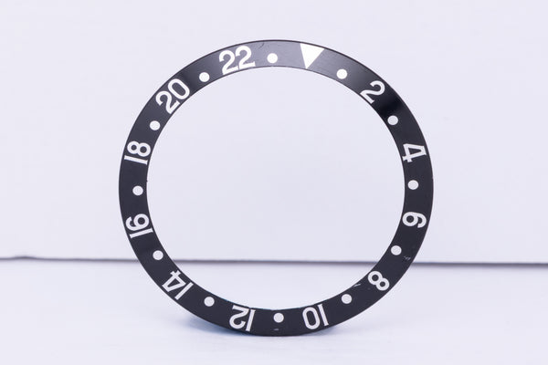 Load image into Gallery viewer, Rolex GMT Master II Black Serif Insert for model for 16700 - 16710 FCD30674
