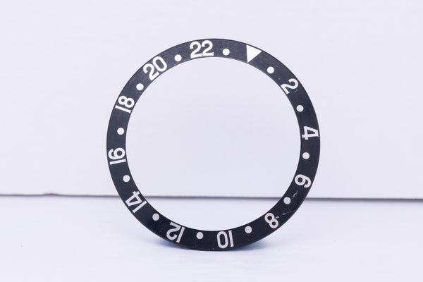 Load image into Gallery viewer, Rolex GMT Master II Black Serif Insert for model for 16700 - 16710 FCD30676
