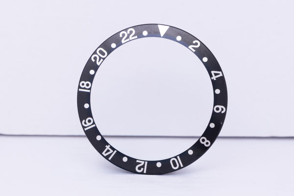 Load image into Gallery viewer, Rolex GMT Master II Black Serif Insert for model for 16700 - 16710 FCD30677
