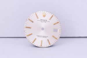 Rolex Date silver stick dial for model 1500 FCD30703