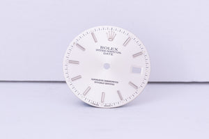 Rolex Date silver stick dial for model 15000 - 15200 FCD30704