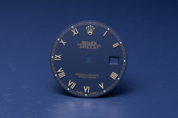 Load image into Gallery viewer, Rolex Datejust Blue Roman Dial for 16013 - 16233 FCD30713
