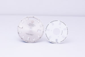 Rolex Day-Date Silver Diamond Dial for 118239 FCD30724