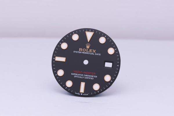 Load image into Gallery viewer, Rolex Yachtmaster Black Dial for model 126655 FCD30774
