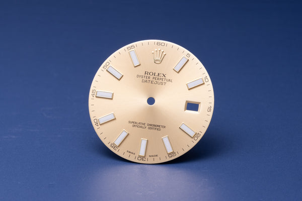 Load image into Gallery viewer, Rolex Datejust II Champagne Stick dial for model 116333 FCD30925
