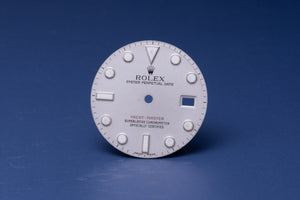 Rolex Mens Platinum Yachtmaster DAMAGED Dial for 16622 FCD30937