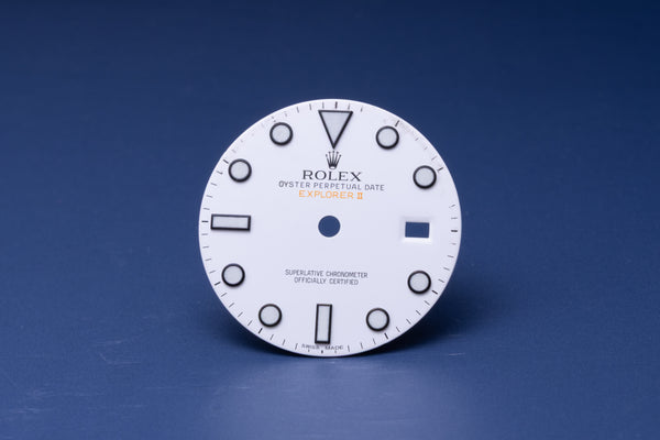 Load image into Gallery viewer, Rolex Explorer II White for model 216570 ( Damaged ) FCD30953
