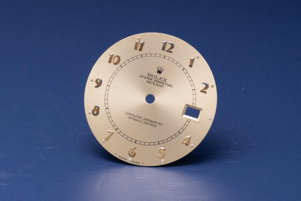Load image into Gallery viewer, Rolex Datejust Champagne Boiler Gauge Dial for Model 16013 - 16233 FCD30955
