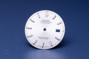 Rolex Mens Silver Lumi Index dial for 116234 116200 FCD30968