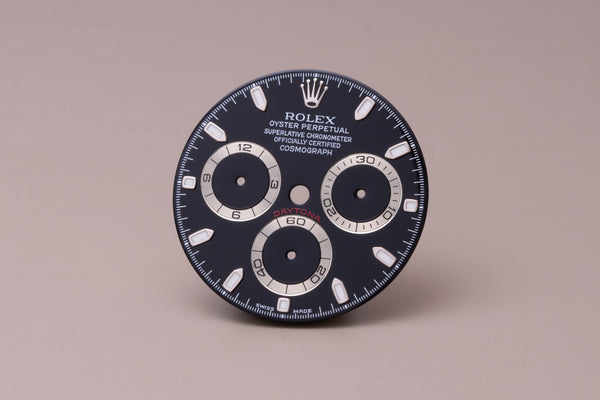 Load image into Gallery viewer, Rolex Daytona Black Lumi Dial for model 116520 FCD30983
