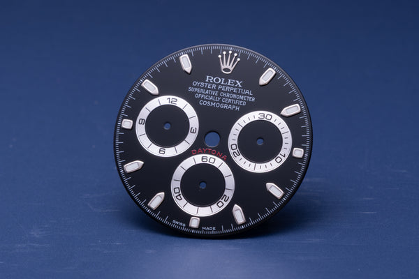 Load image into Gallery viewer, Rolex Daytona Black Lumi Dial for model 116520 FCD30985
