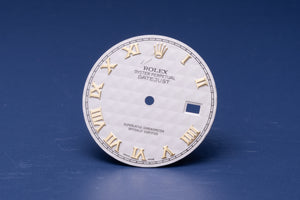 Rolex Mens Datejust Cream Pyramid Roman Dial for 16233 - 116233 FCD30988