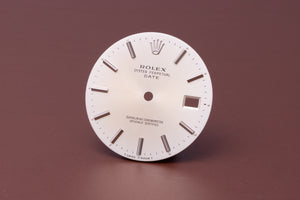 Rolex Date silver stick dial for model 15000 - 15200 FCD31000