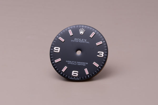 Load image into Gallery viewer, Rolex Midsize Black Arabic dial and Bezel for 177200 FCD31001
