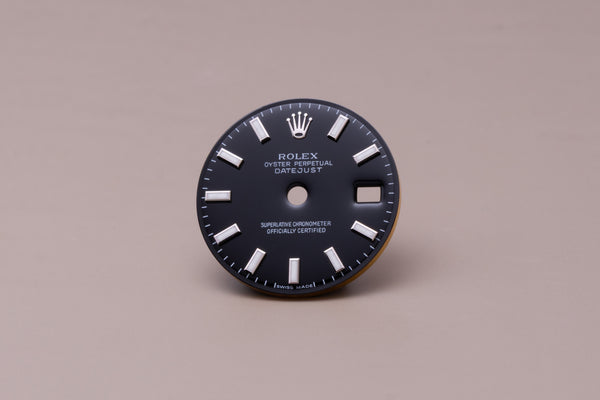 Load image into Gallery viewer, Rolex Ladies Black Lumi Stick Dial for model 179174 FCD31008
