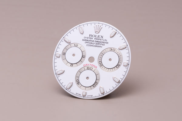 Load image into Gallery viewer, Rolex White Daytona Dial for model 116520  “Luminova” FCD31010
