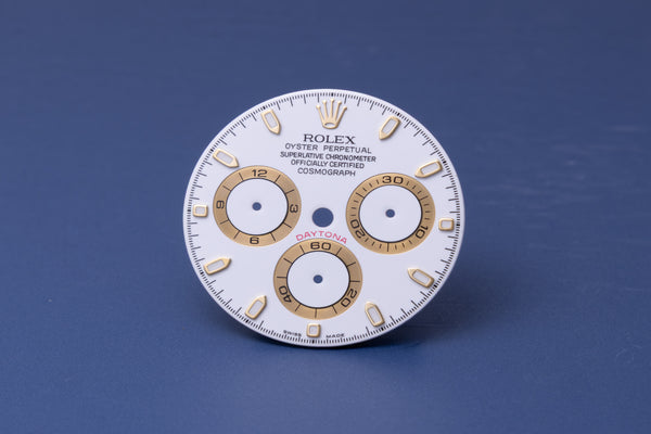 Load image into Gallery viewer, Rolex Daytona White Stick "Luminova" Dial for model 116523 - 116528 FCD31015
